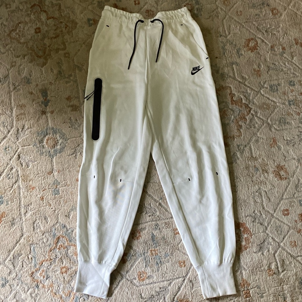 Nike white sportswear tech sweatpants. Brand new. With tags. Never worn.